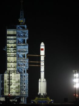 China lana nave experimental visando futura estao espacial
