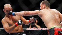 Nick Diaz acerta direto de esquerda e vence BJ Penn no UFC 137
