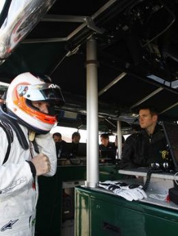 Barrichello antes do teste