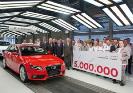 Audi atinge a marca de 5 milhes de veculos A4 produzidos