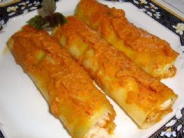 Cannelloni recheado