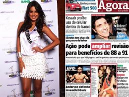 Miss Colmbia sobre flagra sem calcinha: 'No Brasil, aprendi a sentar direito'