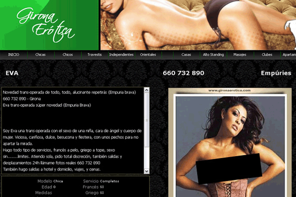 Site de prostituio usa fotos de Ju Paes para anunciar servios de trans