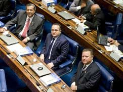 Maggi, Jaime e Taques debatem Assuntos de Estado na TV Senado