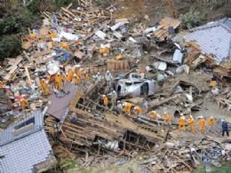 Tufo 'Talas' deixa 18 mortos e mais de 50 desaparecidos no Japo