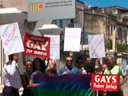 Movimento Gay faz ato pblico na BA contra declaraes de Bolsonaro