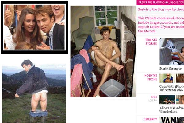 Novo hit da web:site publica fotos do irmo de Kate Middleton nu; confira