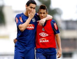 Confiante no retorno de PH Ganso, Neymar avisa: 'A dupla voltou'