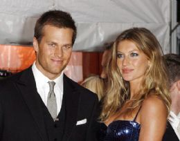 Tom Brady e Gisele Bndchen; top disse que foi difcil planejar dois casamentos em segredo