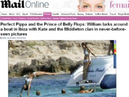 Jornal ingls publica foto de Kate Middleton e a irm de biquni