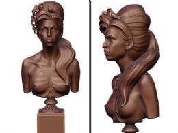 Amy Winehouse  imortalizada em busto de bronze nu
