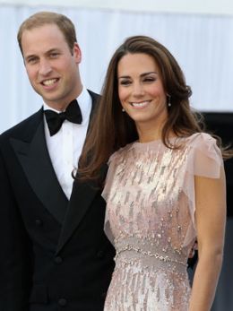 Prncipe William e Kate Middleton vo a festa de gala em Londres