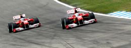 Felipe Massa deixa Fernando Alonso passar no GP da Alemanha, em Hockenheim