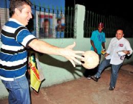 Mendes e Taques na pelada