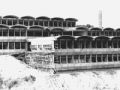 Anos 70: Colgio Presidente Mdice sendo construdo