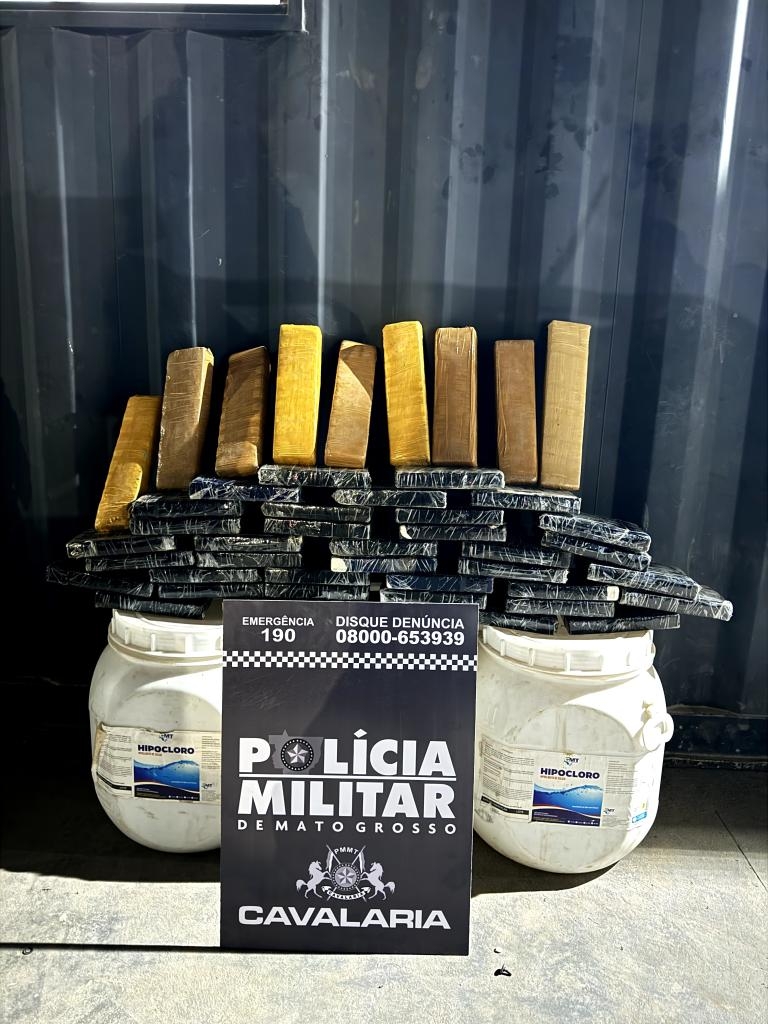 Polcia Militar apreende 196 quilos de drogas em Cuiab