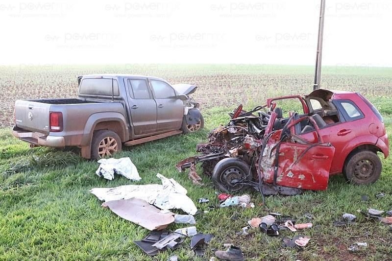 Trs pessoas morrem em coliso entre Ford Fiesta e Amarok