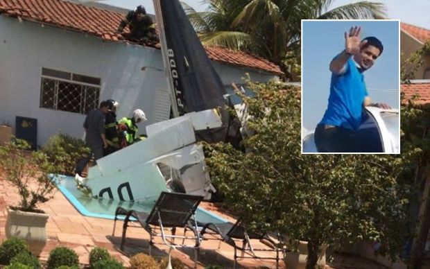 Empresrio morto em acidente de avio pretendia instalar franquia em Tangar; vdeos registram vtimas no avio