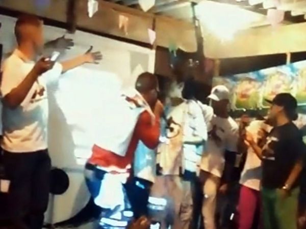 Vdeo flagrou homem armado durante baile funk em Praia Grande, SP