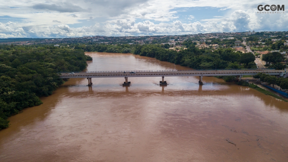 Nvel do Rio Vermelho baixa mais de 2,3 m em 48 horas