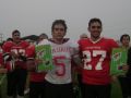 Luan Romanti-Ezer (Quarterback do Taurus) e Fbio Miguel (Quarterback do Coyotes)