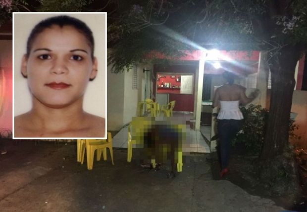 Mulher  executada em frente a bar com tiro na cabea e nas costas