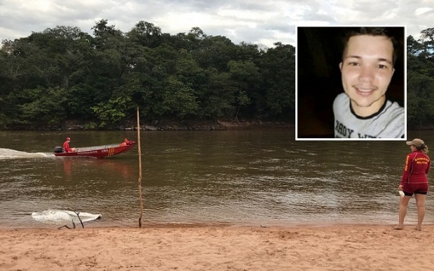 ​Bombeiros encontram corpo de universitrio afogado no Rio Garas