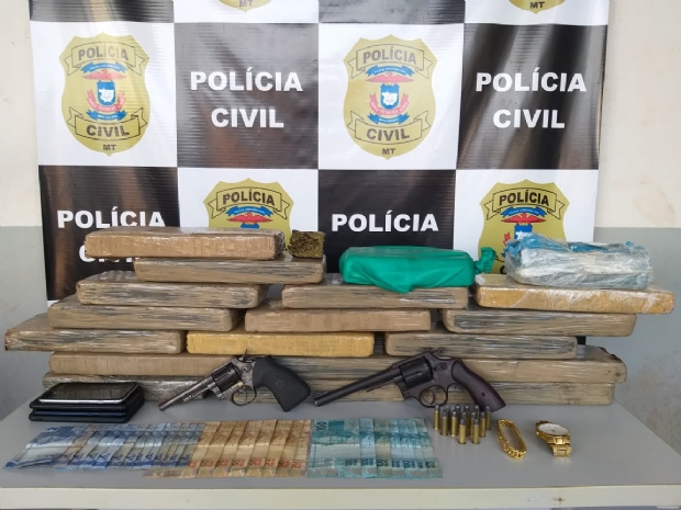 Polcia Civil apreende cerca de 20 kg de droga e prende 7 suspeitos