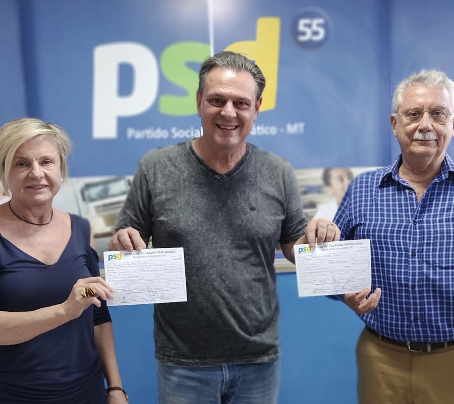 Suplentes de Fvaro, Buzetti e Jos Lacerda se filiam ao PSD