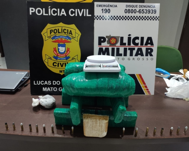 Aps investigaes, Polcia prende membro do CV transportando 6,9kg de drogas para o interior