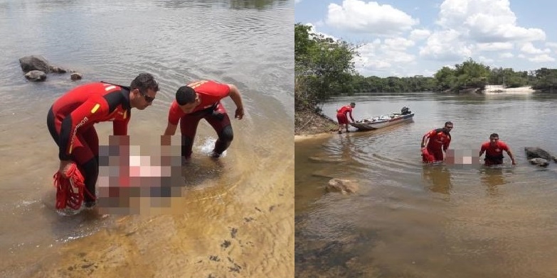 Corpo de jovem que morreu afogado ao atravessar rio a nado  localizado