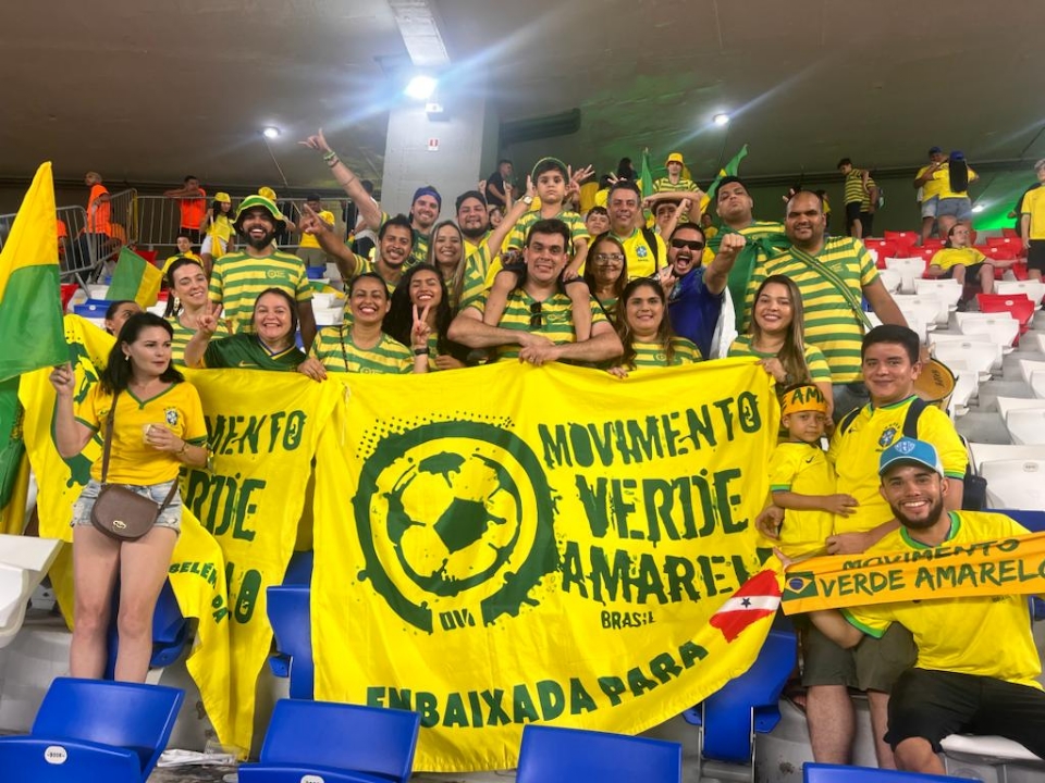 Movimento Verde Amarelo faz 'esquenta' para assistir Brasil e Venezuela; veja como participar