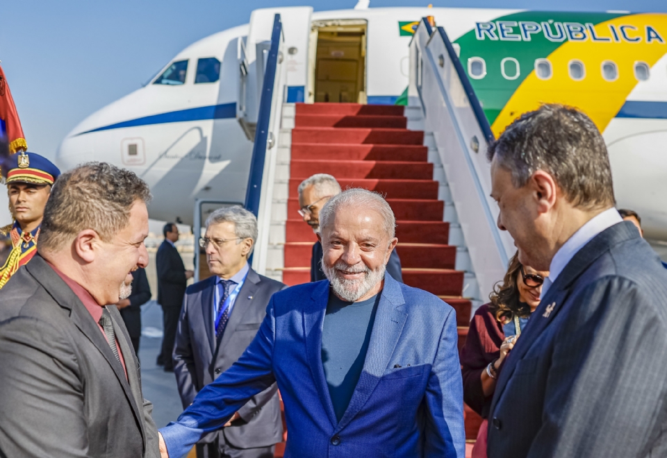Presidente deve vir a Vrzea Grande a bordo do Aerolula, o jato VC-1 Airbus A319CJ da Fora Area Brasileira (FAB)