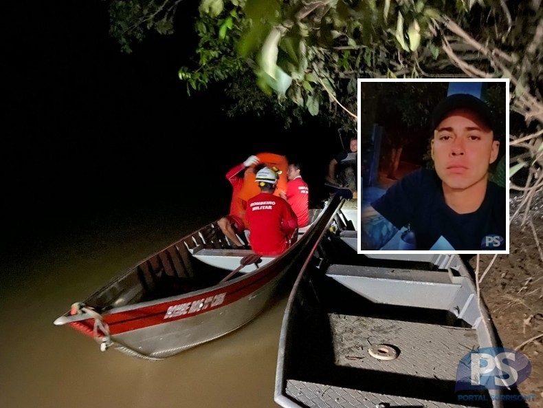 Corpo de homem com perfuraes na cabea  encontrado dentro do Rio Teles Pires