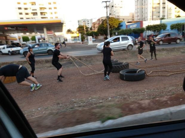 Crossfit na vala do VLT