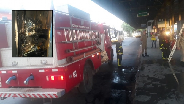 Suspeitos vandalizam cabine da MTU, causam incndio e prejuzo de R$ 20 mil; veja fotos