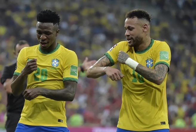 Brasil vem a Cuiab com Neymar, Vini Jr. e Rodrygo para jogo contra Venezuela