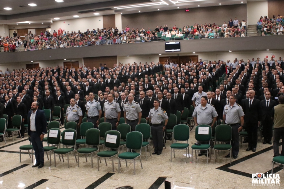 Polcia Militar realiza aula inaugural para 560 alunos soldados e oficiais convocados