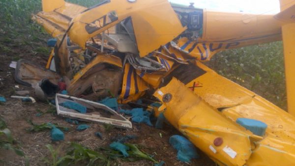 Avio cai em Mato Grosso e mata piloto; Aeronutica ainda apura causas do acidente