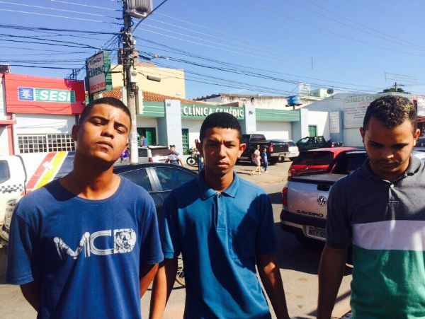 Quadrilha que roubou trs lojas na grande Cuiab  presa pela Polcia Militar