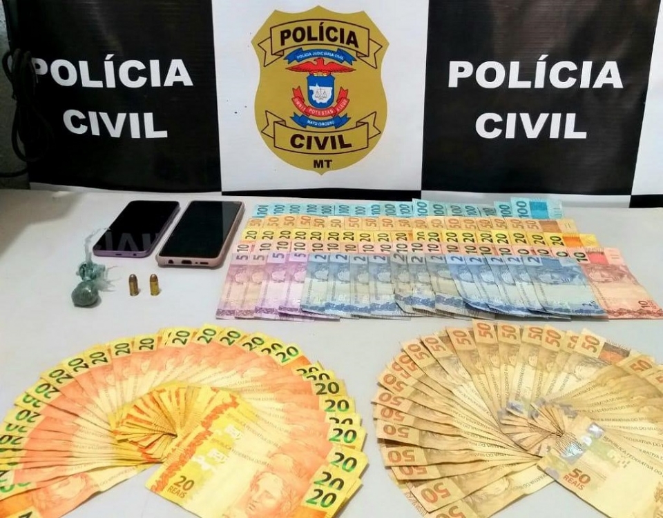 Traficante que movimentava diariamente R$ 12 mil com a venda de drogas  preso