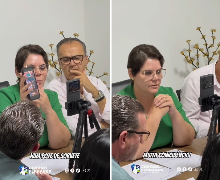 Deputada denuncia sorteio de terra a pr-candidata a prefeita do PT em pote de sorvete e bate-boca com petista