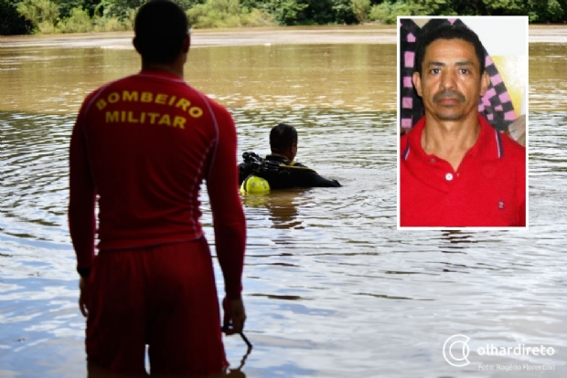 Advogado cai em rio durante pescaria e Corpo de Bombeiros faz buscas