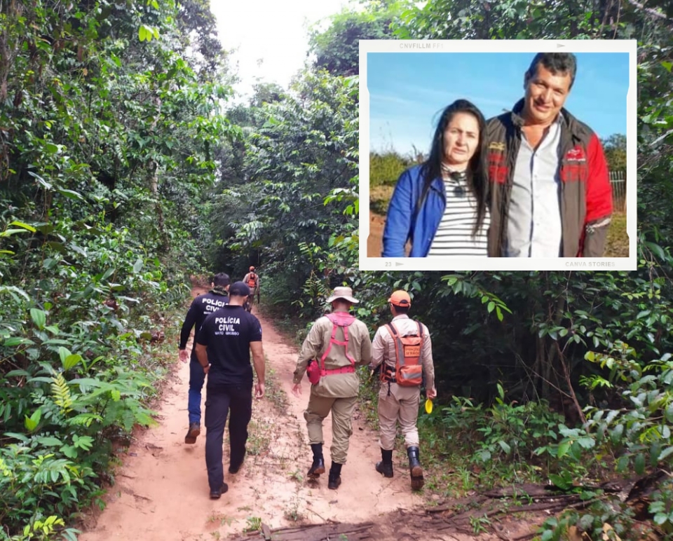 Polcia procura casal que saiu para viajar e desapareceu em municpio de MT