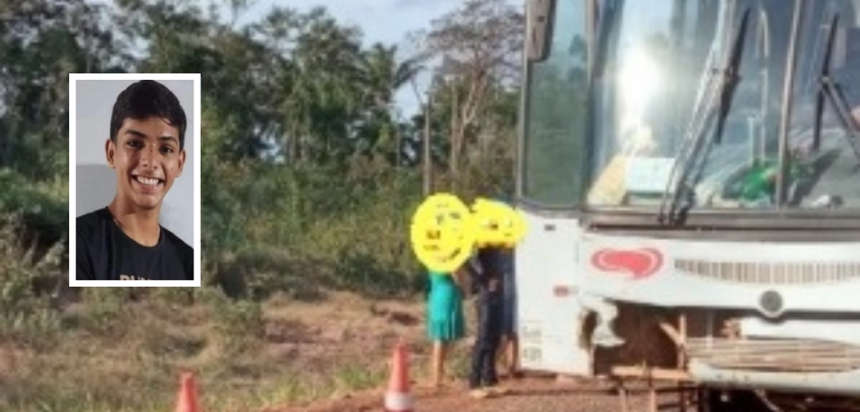 Adolescente de 17 anos morre aps bater motocicleta em nibus na MT-208