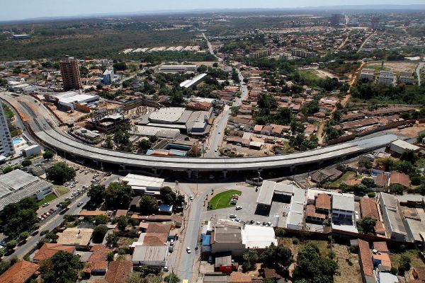 Viaduto do Despraiado  a primeira obra da Copa do Pantanal Fifa 2014 a ser inaugurada por Silval Barbosa