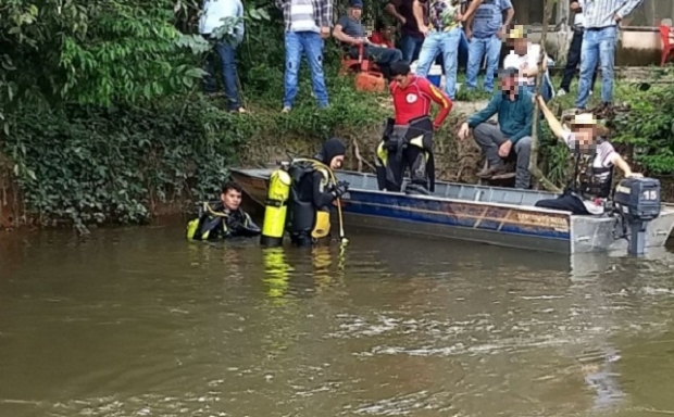 Bombeiros encontram corpo de homem que morreu afogado enquanto pescava