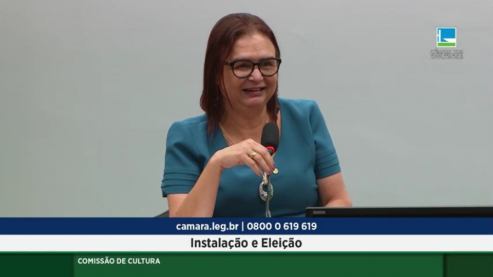 Rosa Neide  eleita presidenta da Comisso Permanente de Cultura da Cmara dos Deputados