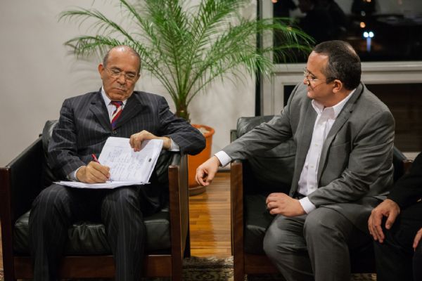 Durante reunio com Eliseu Padilha, governador Pedro Taques tratou de questes essenciais a Mato Grosso