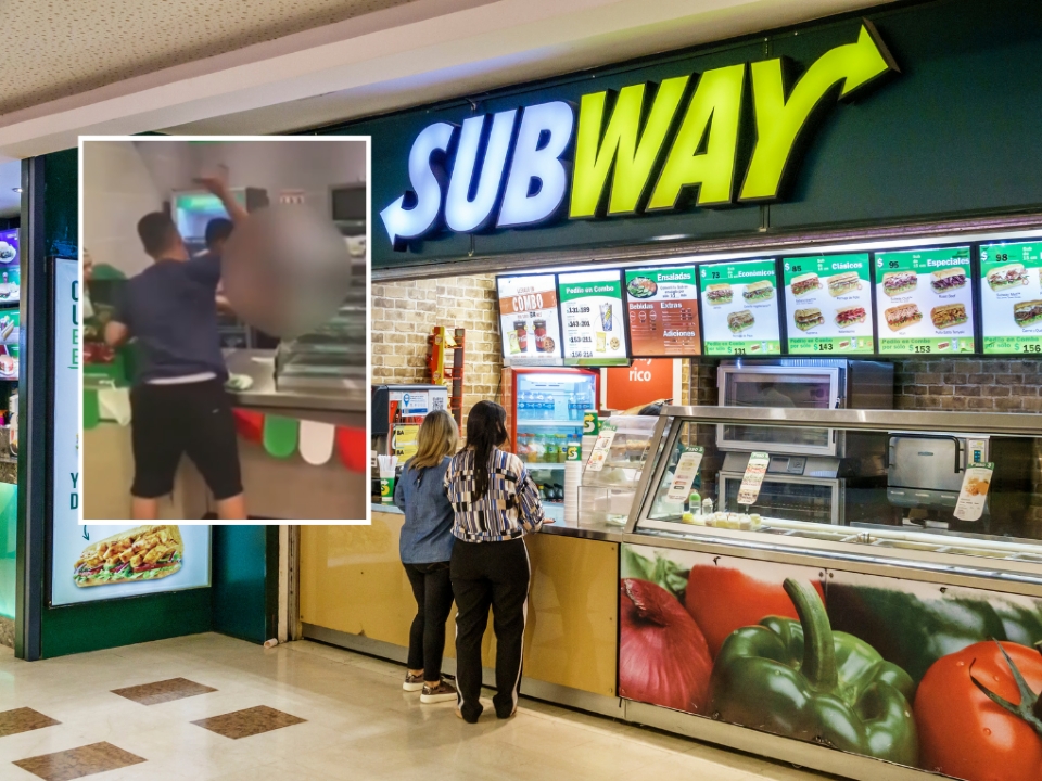 Aps informarem fim de expediente, funcionrios do Subway so agredidos por clientes em MT; veja vdeo